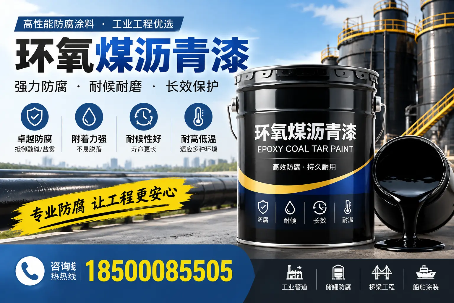 环氧煤沥青漆的施工方法与注意事项,确保在崇左顺利完成